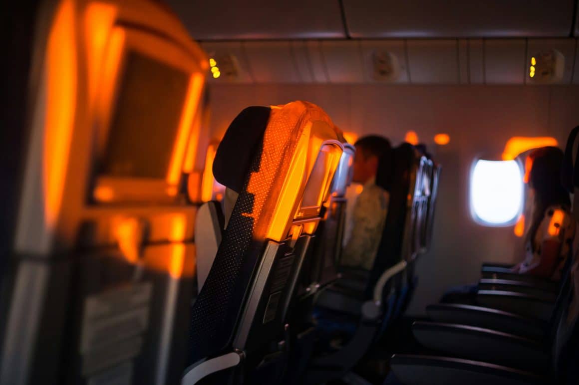 WestJet’s New Seats Come with a Catch… and It’s All About Recline 28 Sunset light falling on empty seats in a plane