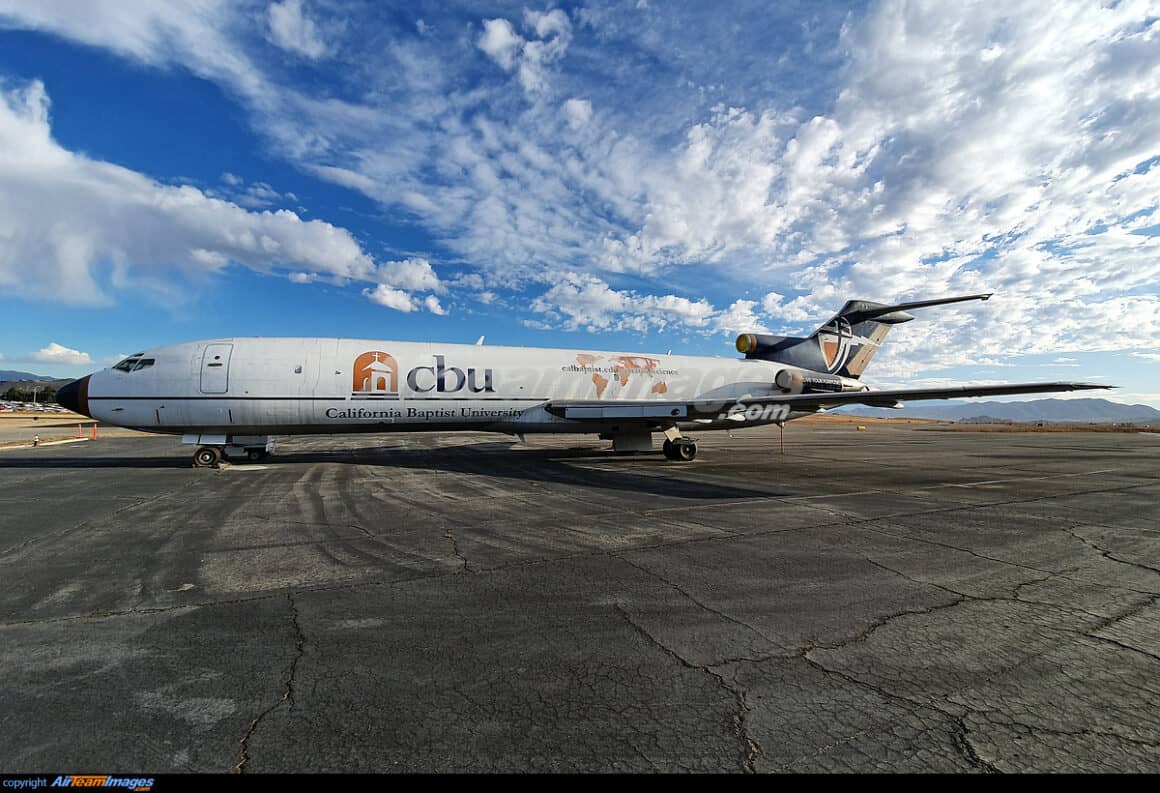 Inside the Stunning Boeing 727 Home in Texas: An AvGeek’s $2.1 Million Desert Dream 12 After FedEx, the Boeing 727 was donated to California Baptist University's aviation program