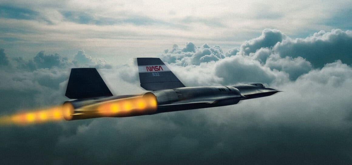 SR-71 #61-7971 with afterburner