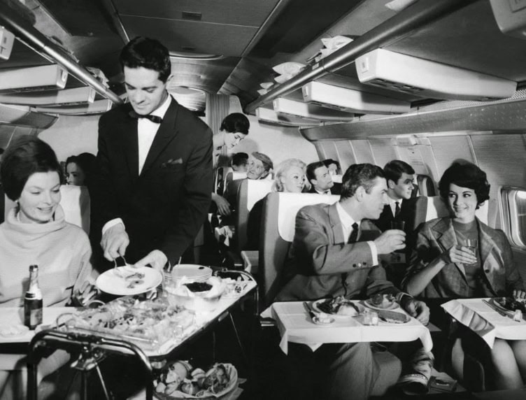 From Gate Lice to Good Manners: Sean Duffy Wants Air Travel to Calm Down 1 A photo depicting the golden age of air travel