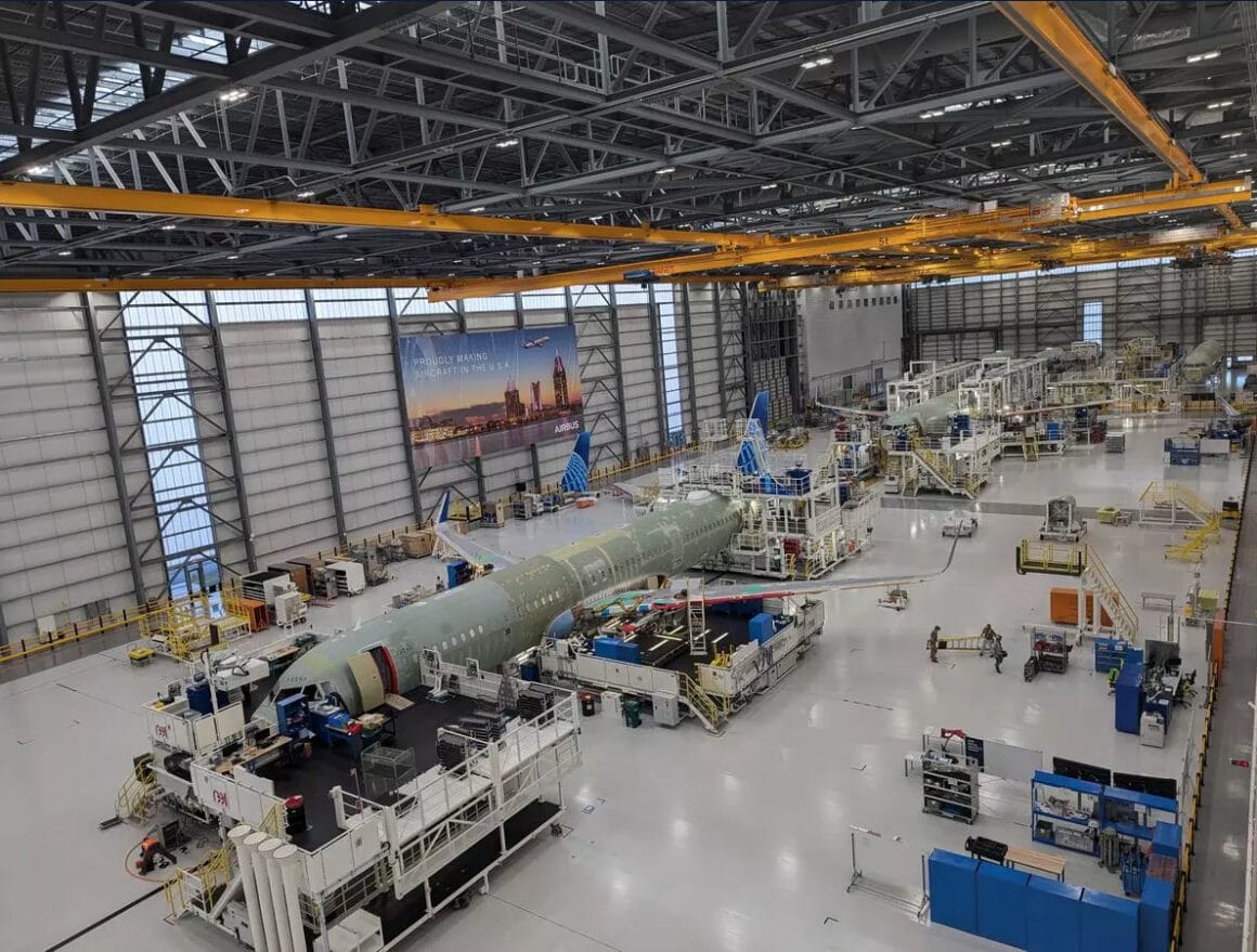 Most A320s Now Fixed, But Airbus Flags New Metal Panel Issue Affecting Up To 628 Jets 2 An Airbus Final Assembly Line (FAL)