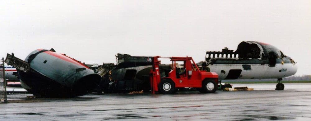 Northwest Flight 1482 and Flight 299: A Collision in the Fog That Never Should Have Happened 7 Wreckage of Northwest Flight 1482