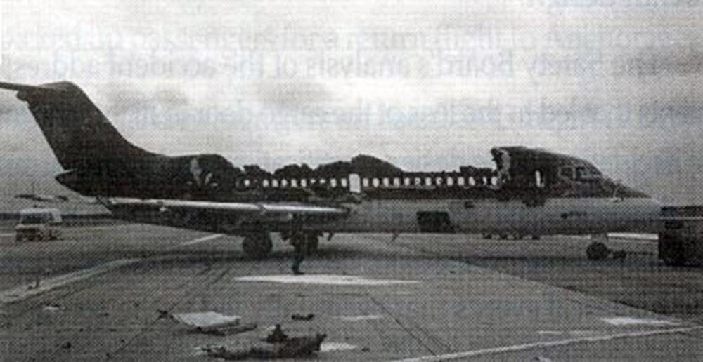 Northwest Flight 1482 and Flight 299: A Collision in the Fog That Never Should Have Happened 10 The burned out hull of Northwest Flight 1482