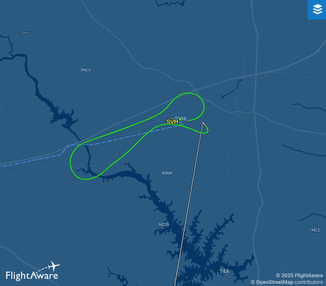 Former NASCAR Driver Greg Biffle, Wife, and 2 Children Killed in Citation Jet Crash in North Carolina 2 Flight path of the Citation