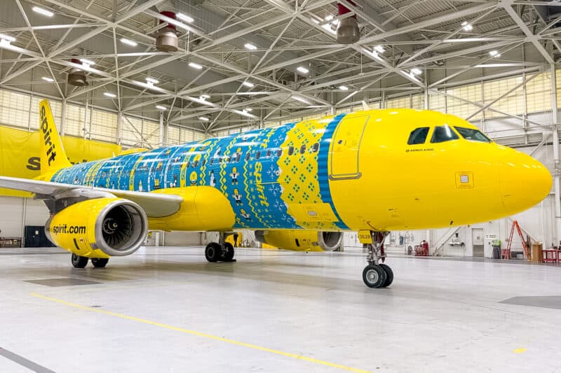 Spirit Airlines Christmas Plane Brings a Welcome Dose of Cheer to the Skies