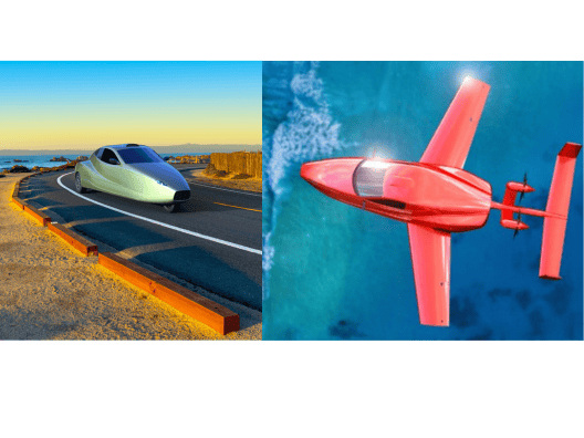 The Switchblade Flying Car Does What No Other Flying Car Can, and You Can Reserve It Now 2 The Switchblade Flying Car in car and plane configurations
