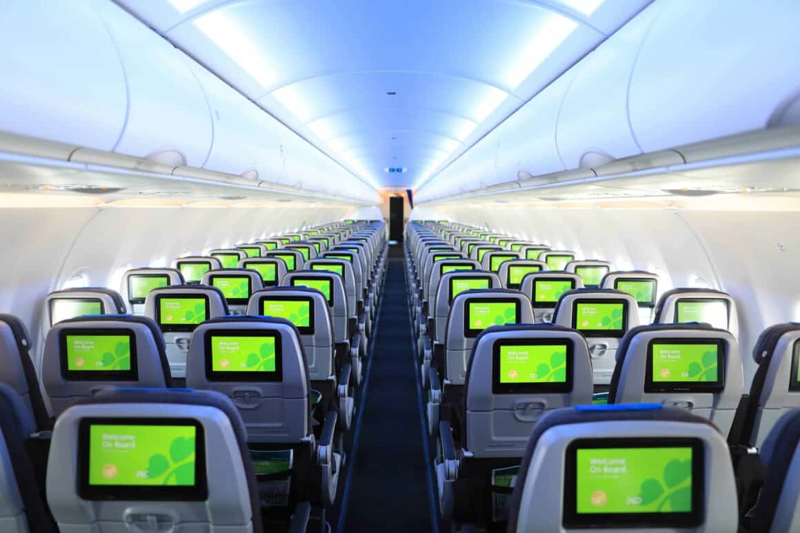 Aer Lingus Pittsburgh Flights Announced With New Dublin Route Starting in 2026 8 Aer Lingus A321neo LR interior