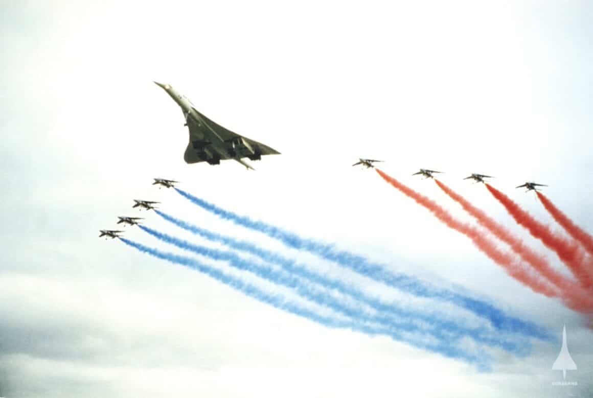A Love Letter to Supersonic Flight: The Air France Concorde 50th Anniversary Film Is Worth Your Time 3 Air France Concorde flying in formation with the French display team Patrouille de France