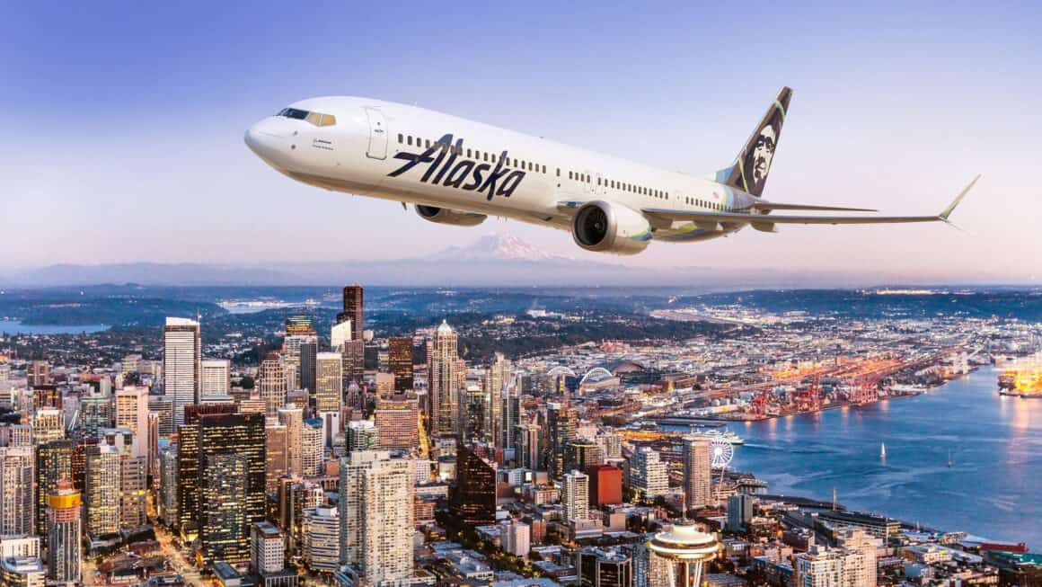 Rendering of Alaska Airlines Boeing 737-10 
