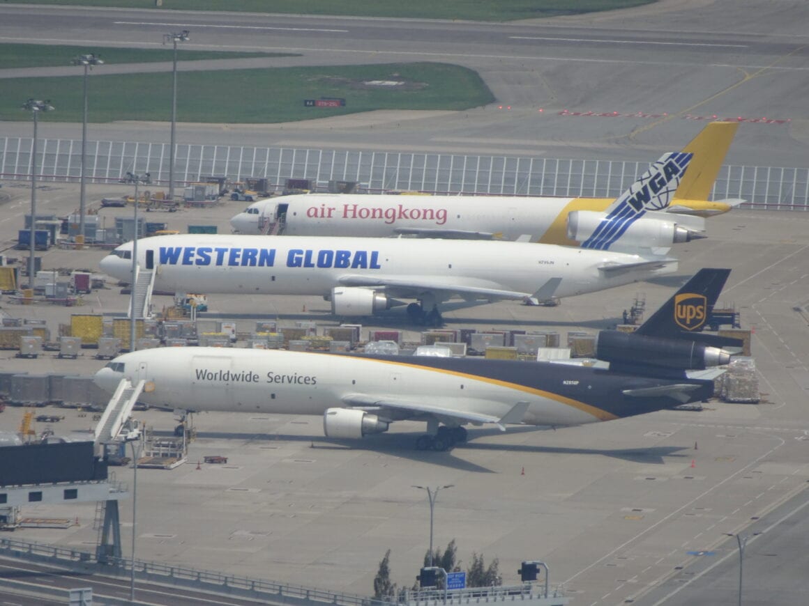 UPS Retires MD-11 Fleet, Permanently Ending Trijet Operations 2 UPS and Western Global MD-11s on the ramp at Hong Kong International Airport |