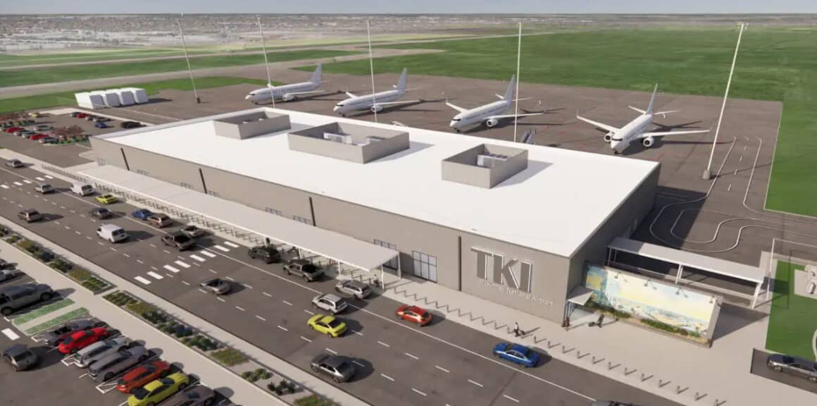 Avelo Deportation Flights End as Carrier Announces Fleet Changes, Base Closures, Texas Expansion 2 Artist rendering of new terminal at McKinney National Airport (TKI)
