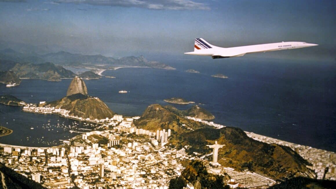 A Love Letter to Supersonic Flight: The Air France Concorde 50th Anniversary Film Is Worth Your Time 7 An Air France Concorde flies over Rio de Janeiro, Brazil