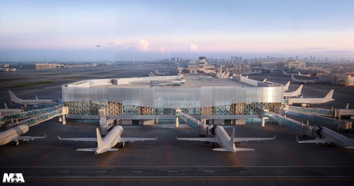 Miami International Airport Unveils $1 Billion Concourse D Expansion Led by American Airlines 2 Rendering of American Airlines' new concourse at MIA
