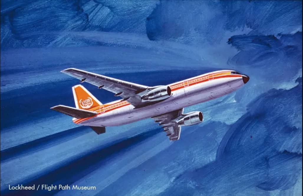 Before ETOPS: The Ambitious Twin-Engine L-1011 That Never Flew 8 A rendering of the twin-engine L-1011 TwinStar concept