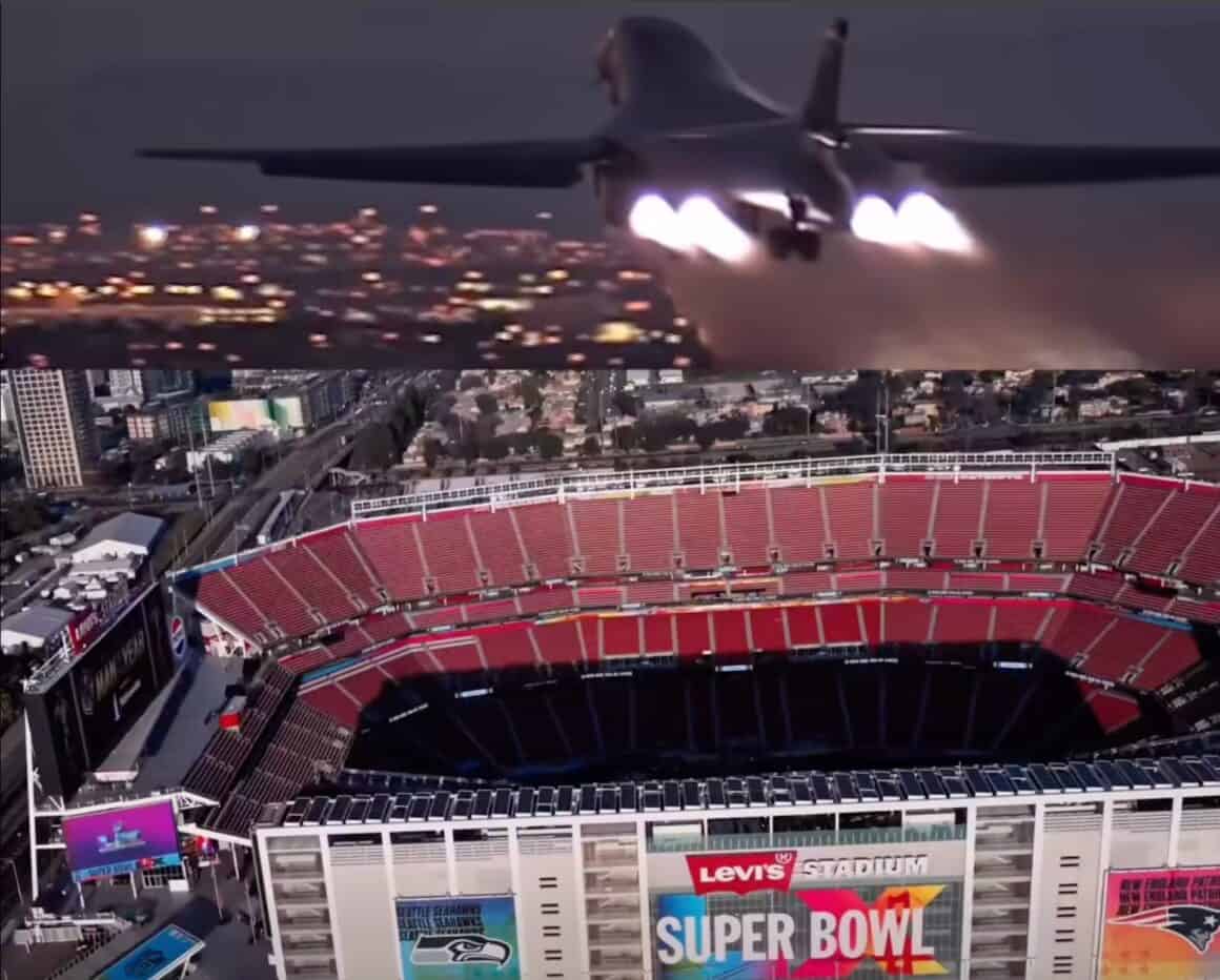 Super Bowl Flyover for Super Bowl LX.
