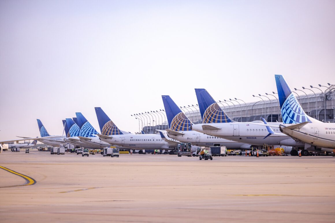 United Flight Cuts: A 5% Pullback With Bigger Implications, Especially at ORD 1 United jets lined up at Chicago O'Hare terminal