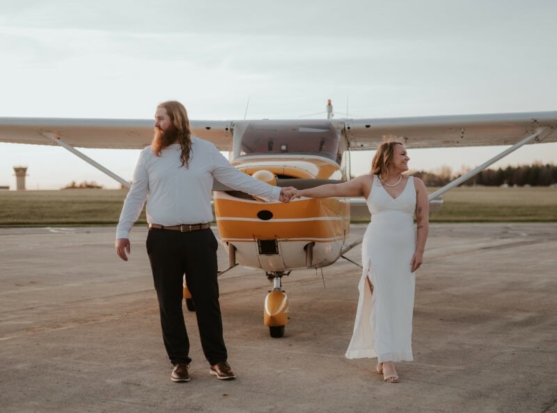 Love on the Ramp: An Airport Photo Shoot That Captures the Spirit of General Aviation