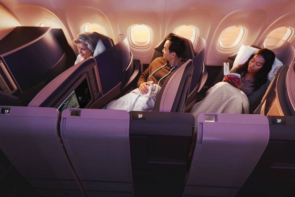 United A321XLR Polaris seats