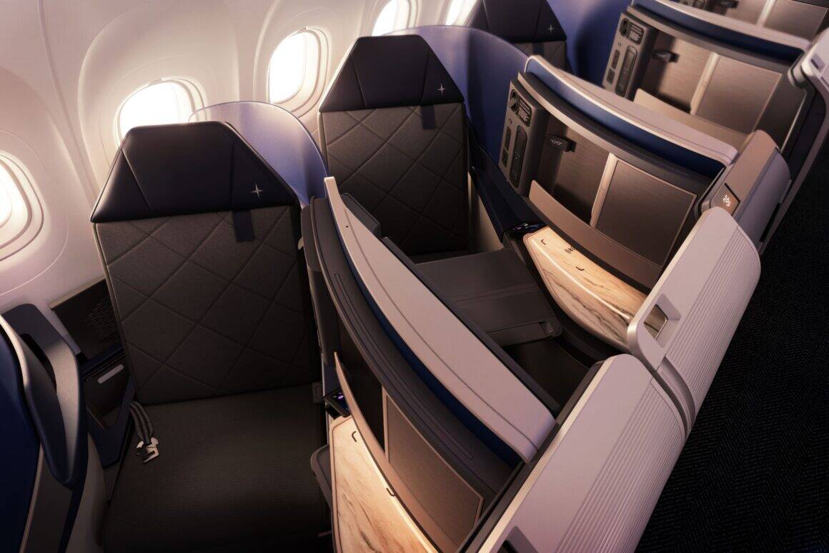 United Airbus A321XLR Polaris Seating