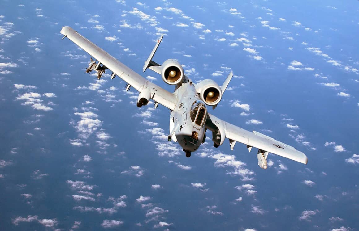 An A-10 Thunderbolt II from the 104th Fighter Wing