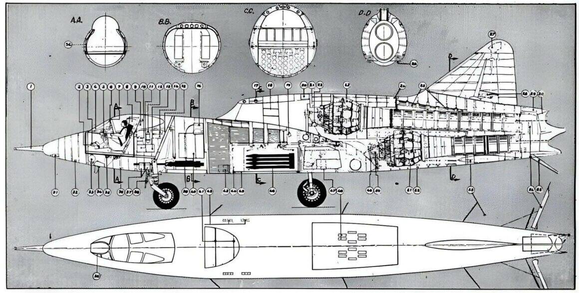 Diagram of the Sud-Est Grognard