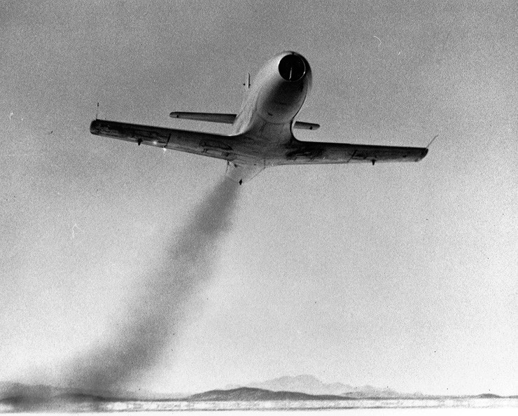 Douglas Skystreak: The Plane That Flew So Others Could Break Mach 1 2 Douglas Skystreak high-speed, low-altitude pass over Muroc Army Air Field