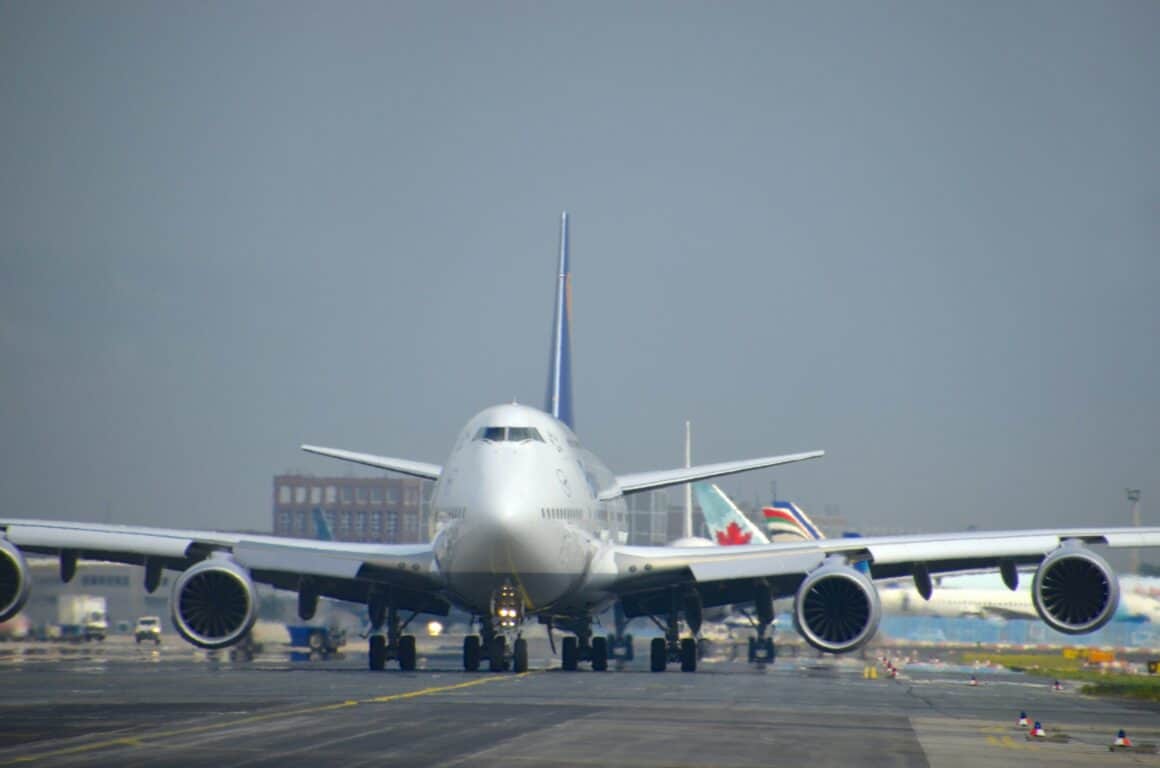 Lufthansa Boeing 747-800 at Frankfurt Airport (FRA) 
