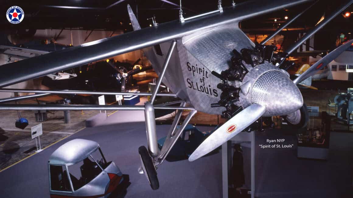 On display in the museum’s Golden Age Gallery, this 1928 Ryan Brougham is a sister ship to Lindbergh’s Spirit of St. Louis. It was used in the 1955 film and honors the historic 1927 flight that began just miles away at Roosevelt Field.