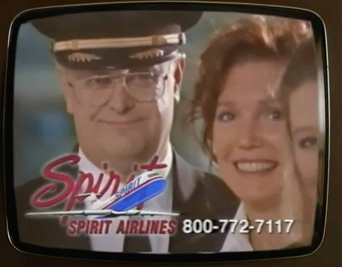 A Spirit Airlines commercial from the early 1990s