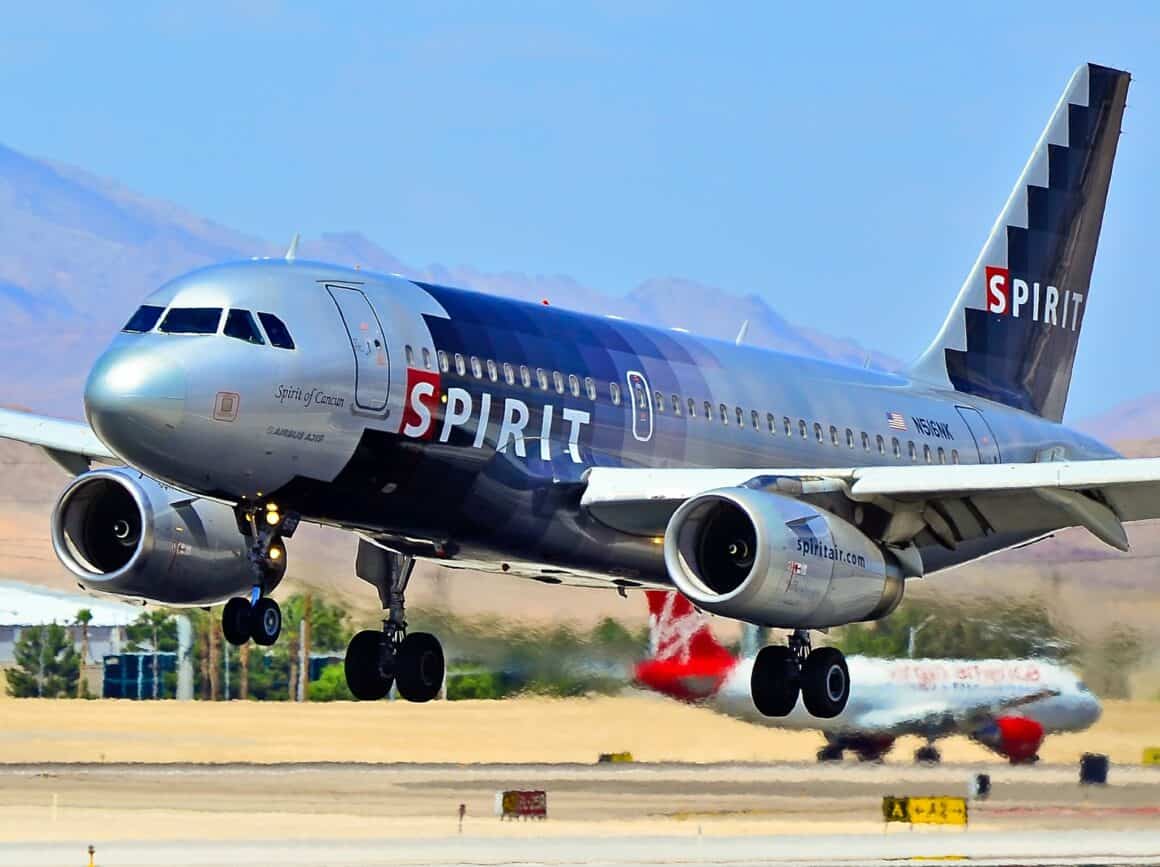 Spirit A319 at LAS