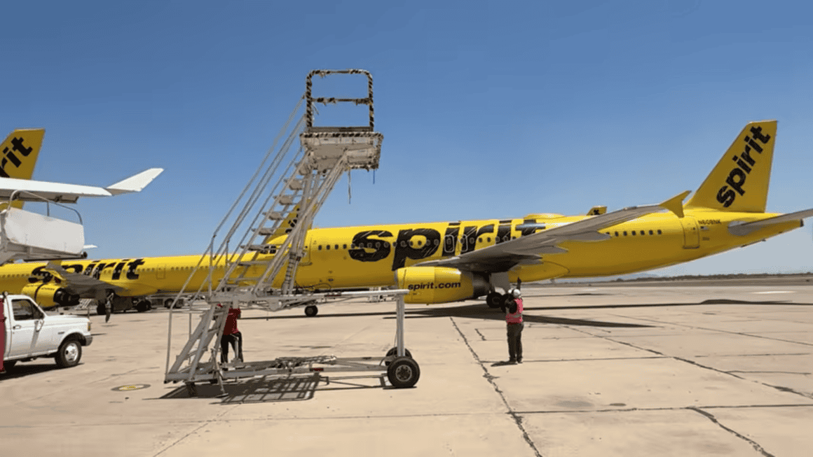 Spirit Airlines Planes Repo’d: Inside the Emotional Final Flights of the Yellow Jets 1 Spirit Airlines planes repo'd to the desert