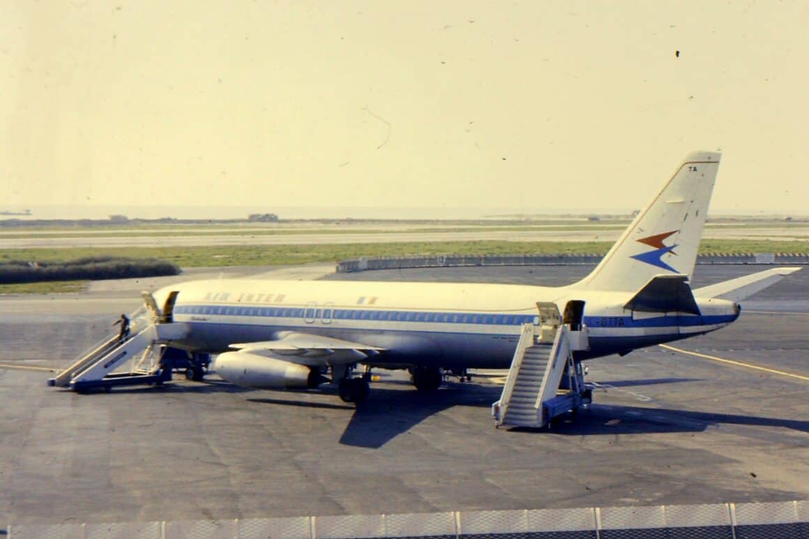 Air Inter Dassault Mercure at NCE
