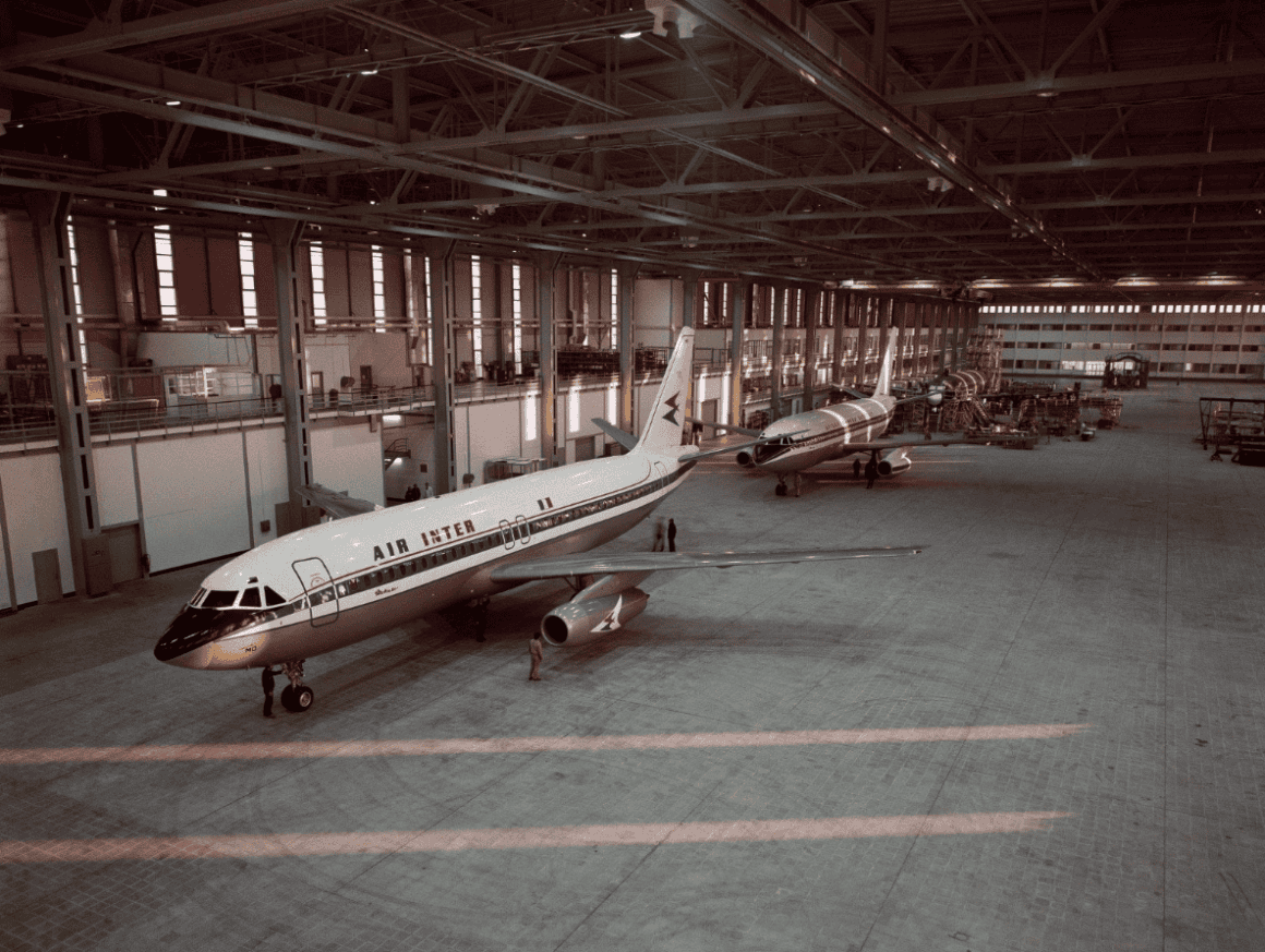 Dassault Mercure aircraft in production