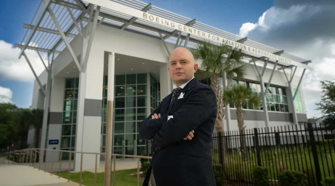 Dr. Mihhail Berezovski, associate professor of Mathematical Sciences and director of Undergraduate Research at Embry‑Riddle is the lead author of a new aviation safety study. 